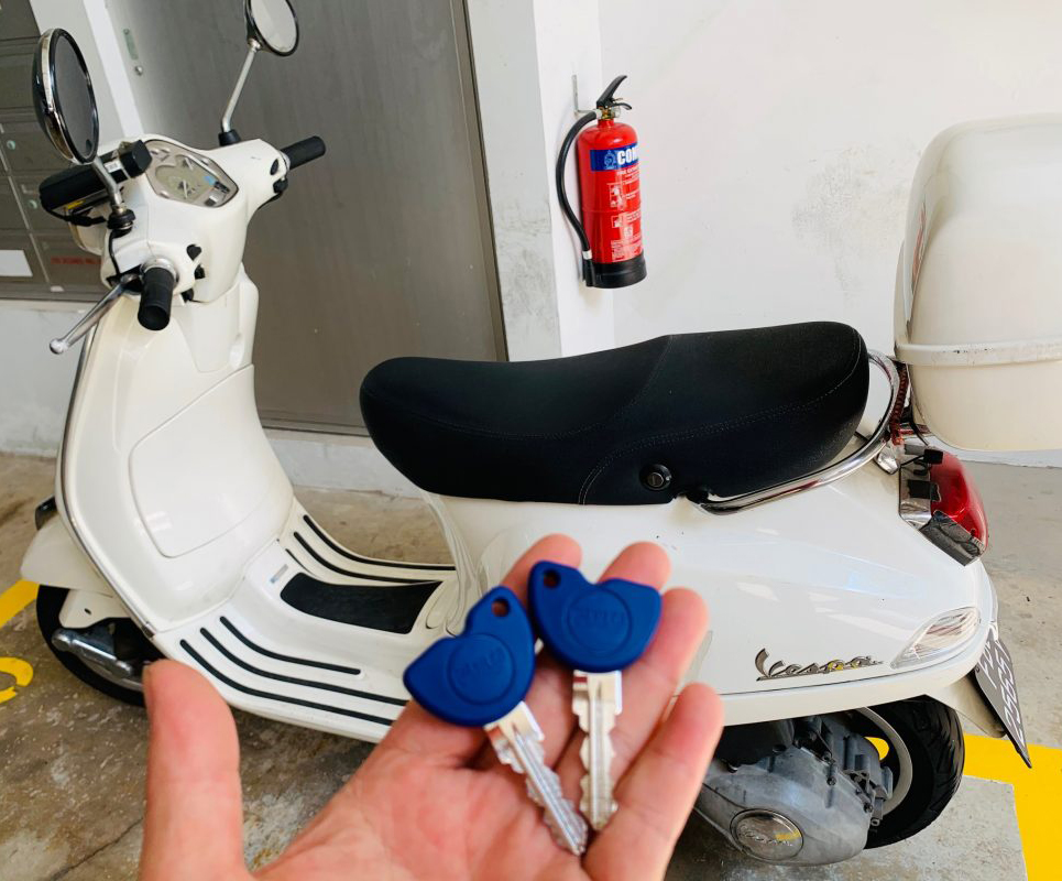 Vespa key loss